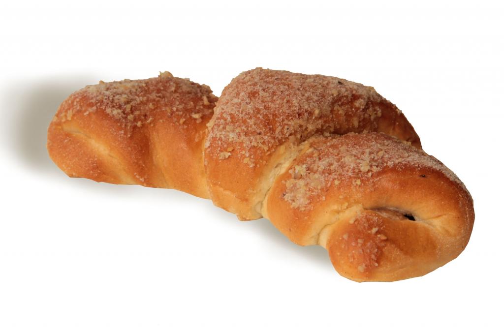 Kynutý rohlíček s ořechovou náplní
