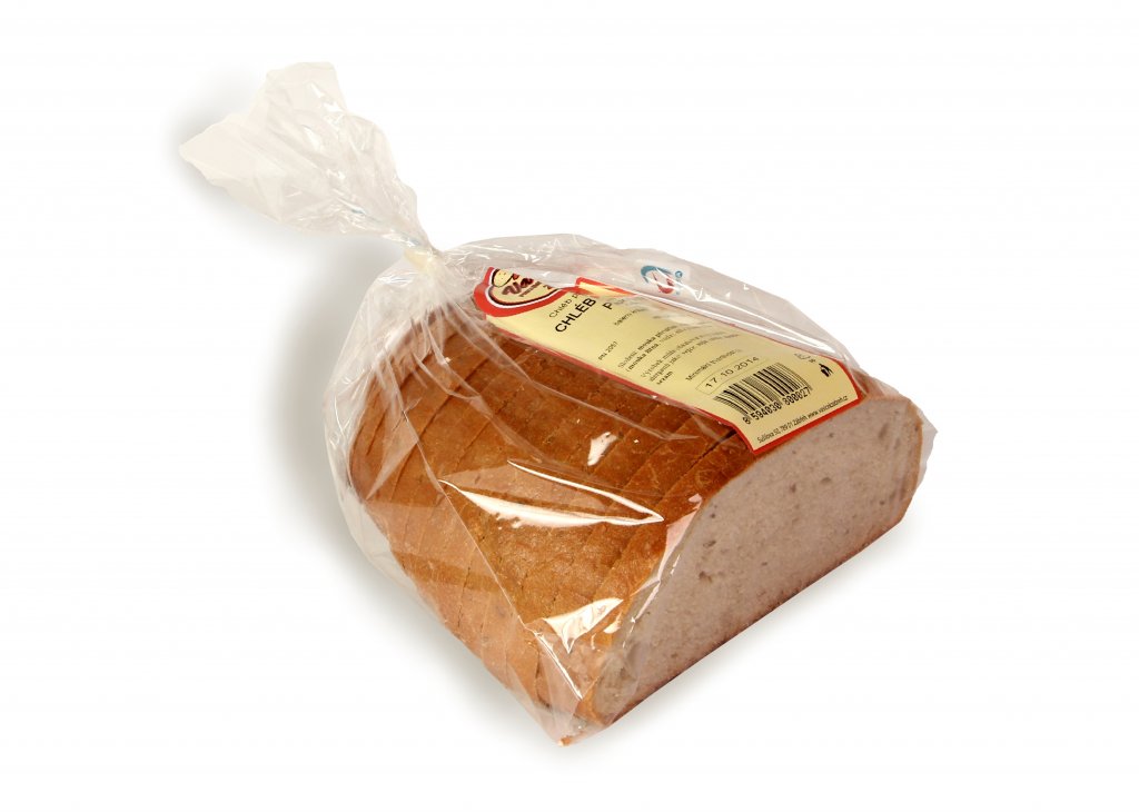Chléb tradiční kváskový - půlka (balený a krájený)